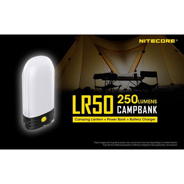 Last Nitecore LR50 - Best Lantern 2*18650 Included