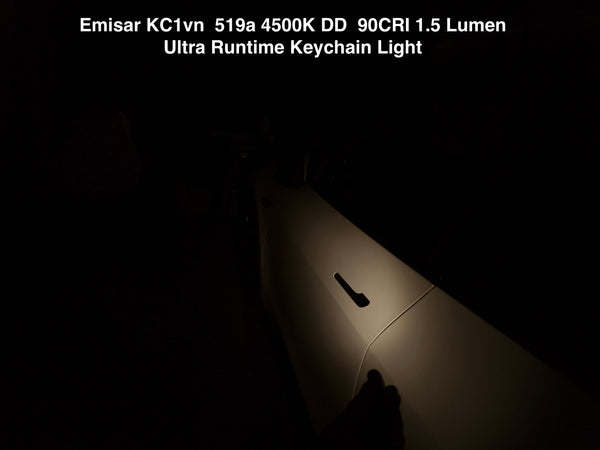 Emisar KC1vn - Oddly Satisfying Ultra Runtime Keychain Light R