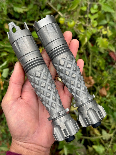 Titanium Surefire L6 Pineapple Clone LEP