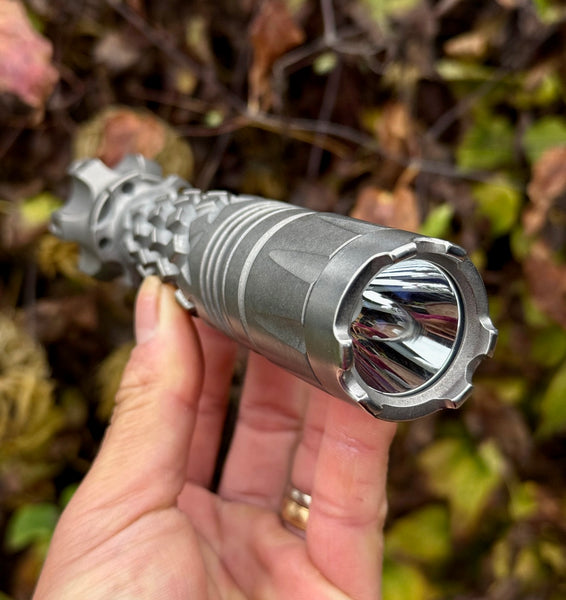 Titanium Surefire L6 Pineapple Clone LEP