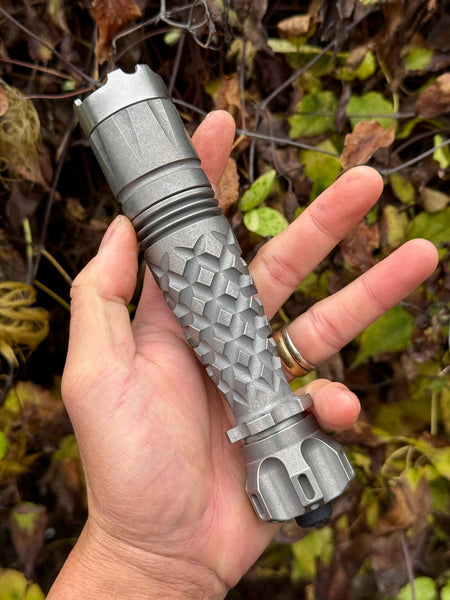 Titanium Surefire L6 Pineapple Clone LEP