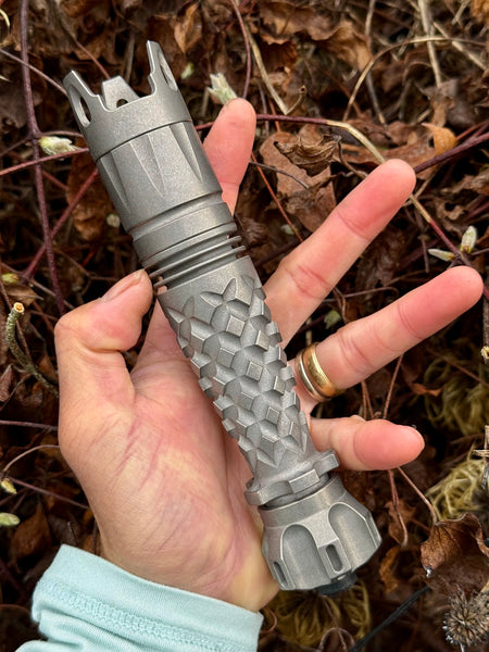 Titanium Surefire L6 Pineapple Clone LEP