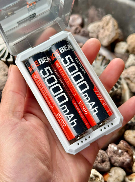 Acebeam 2X 21700 5000mAh USB-C & A2 USB-C Charger