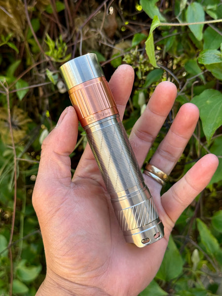 Convoy S21Gvn - 21700 Copper Ti Clicky EDC