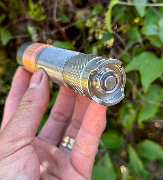 Convoy S21Gvn - 21700 Copper Ti Clicky EDC