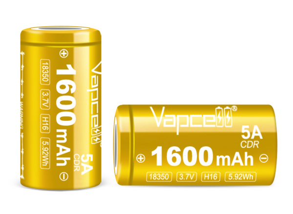 Vapcell 18350 H16 1600mAh 5A CDR