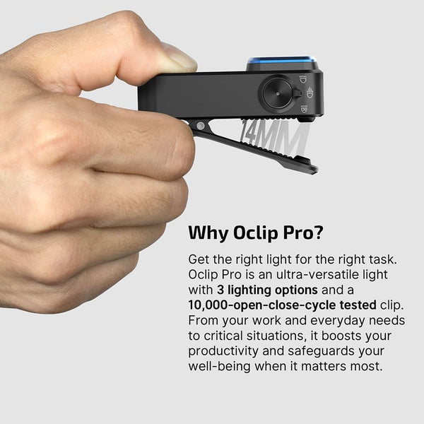 Olight OclipVN Pro & Ultra - Right Angle Clippy R