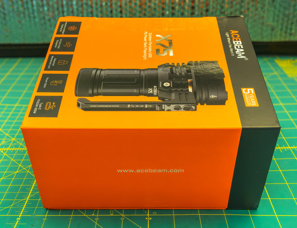 Acebeam X75 - Olight Maurauder 2 - Acebeam Terminator M1