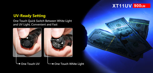 Klarus XT11UVvn - UV Bouncer Light