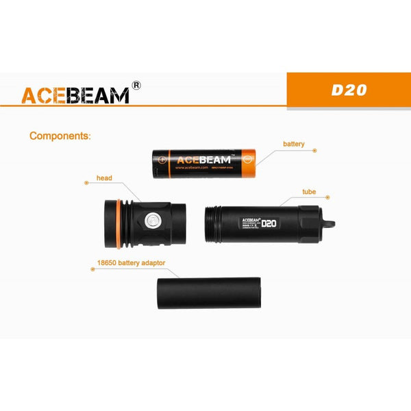 Acebeam D20 Diving Light