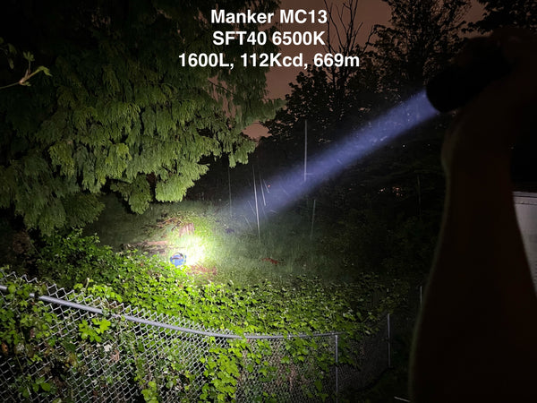Manker MC13 SFT40 - Best Compact TIR Thrower