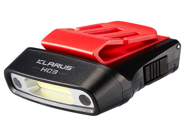 Klarus HC3 Visor Motion-Sensing Clip Headlamp R
